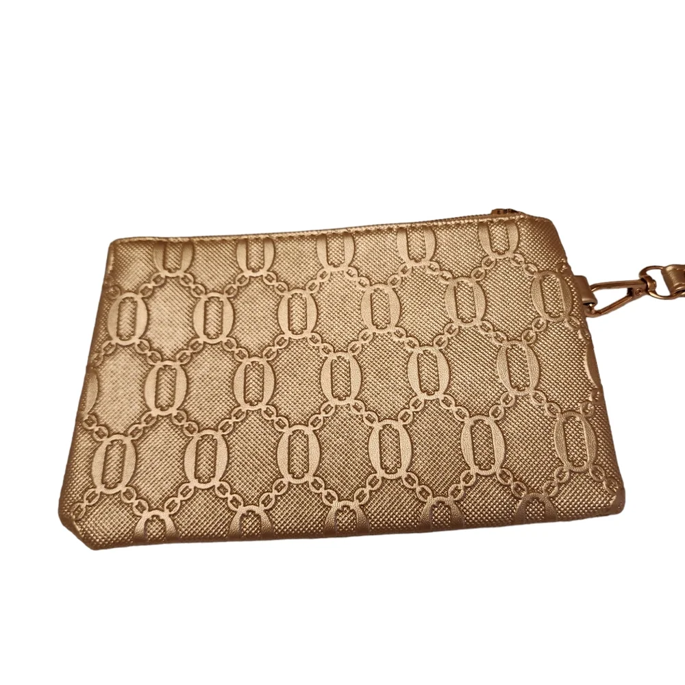 Small Light Gold Wristlet